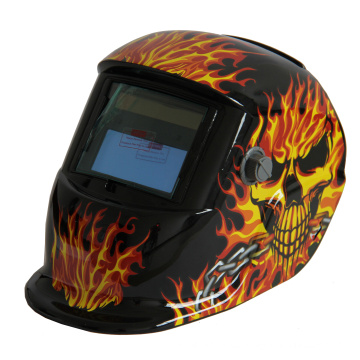 Casco de máscara de soldadura de oscurecimiento automático con precio comparativo 0.1s ~ 0.8s lyg-8623W 3/10000s 92.5 mm*42.5 mm Din9 ~ 13 110 mm*90 mm*9 mm Din4